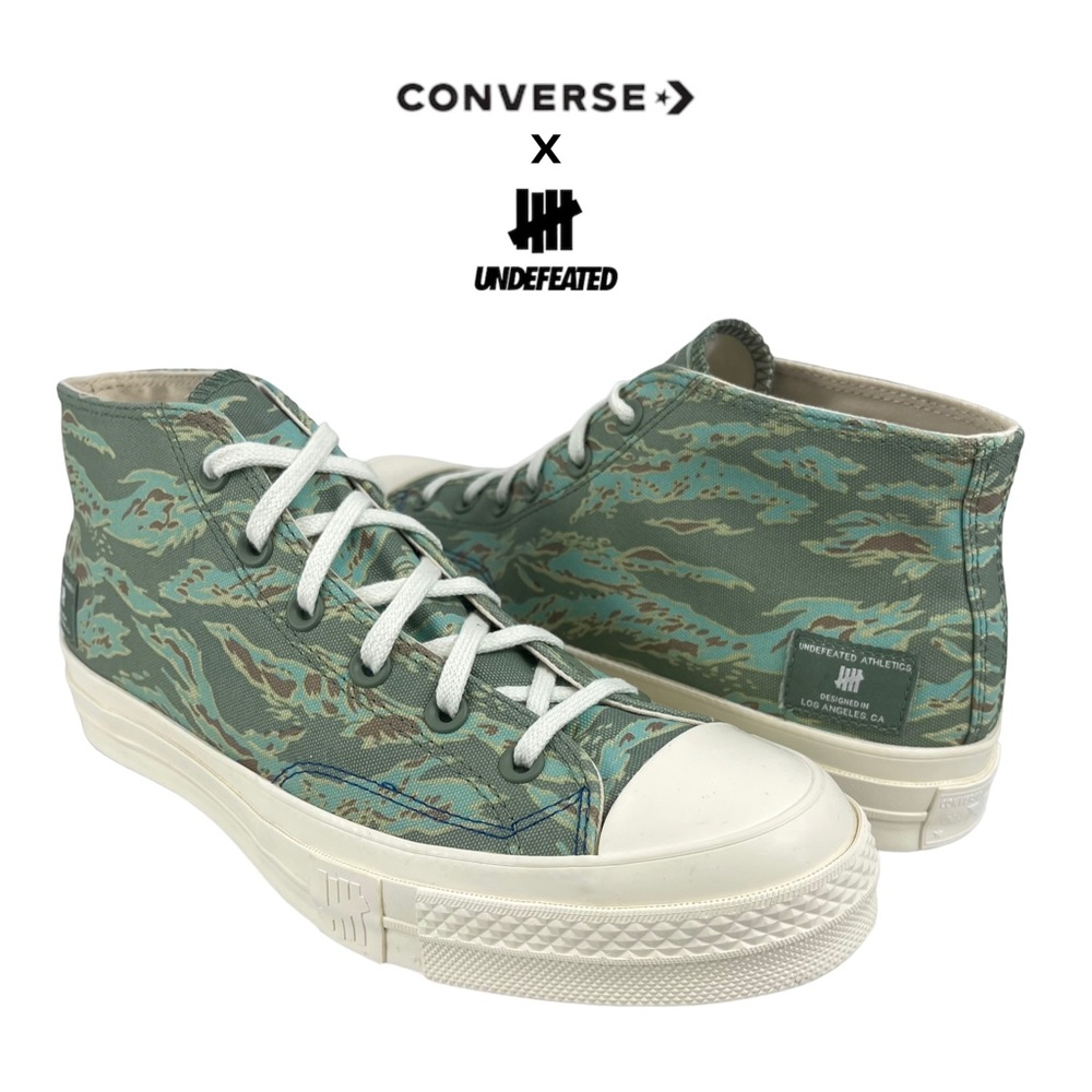 Converse Chuck All Star x Undefeated Men 10.5 Women 12.5 Tiger Camo Mid‎ Sneaker